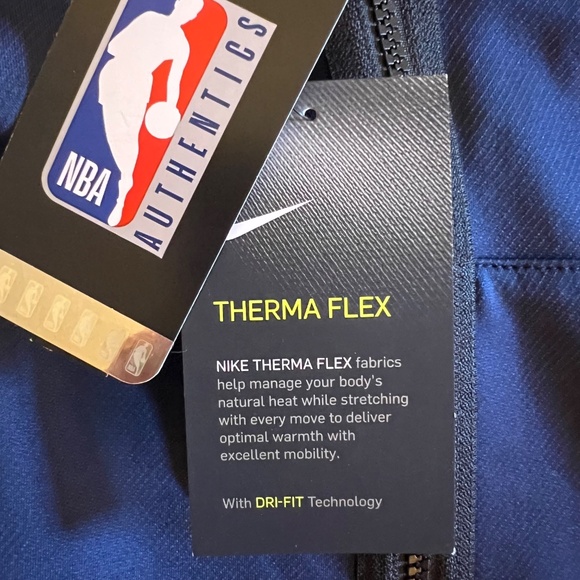 Nike NBA UTAH JAZZ zip up basketball jacket Men’s size MEDIUM - Picture 10 of 11